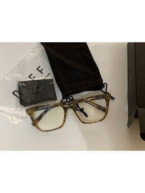 DIFF Eyewear FINN SUNGLASS Glasses Tortoise SE-BB129 NEW Unisex